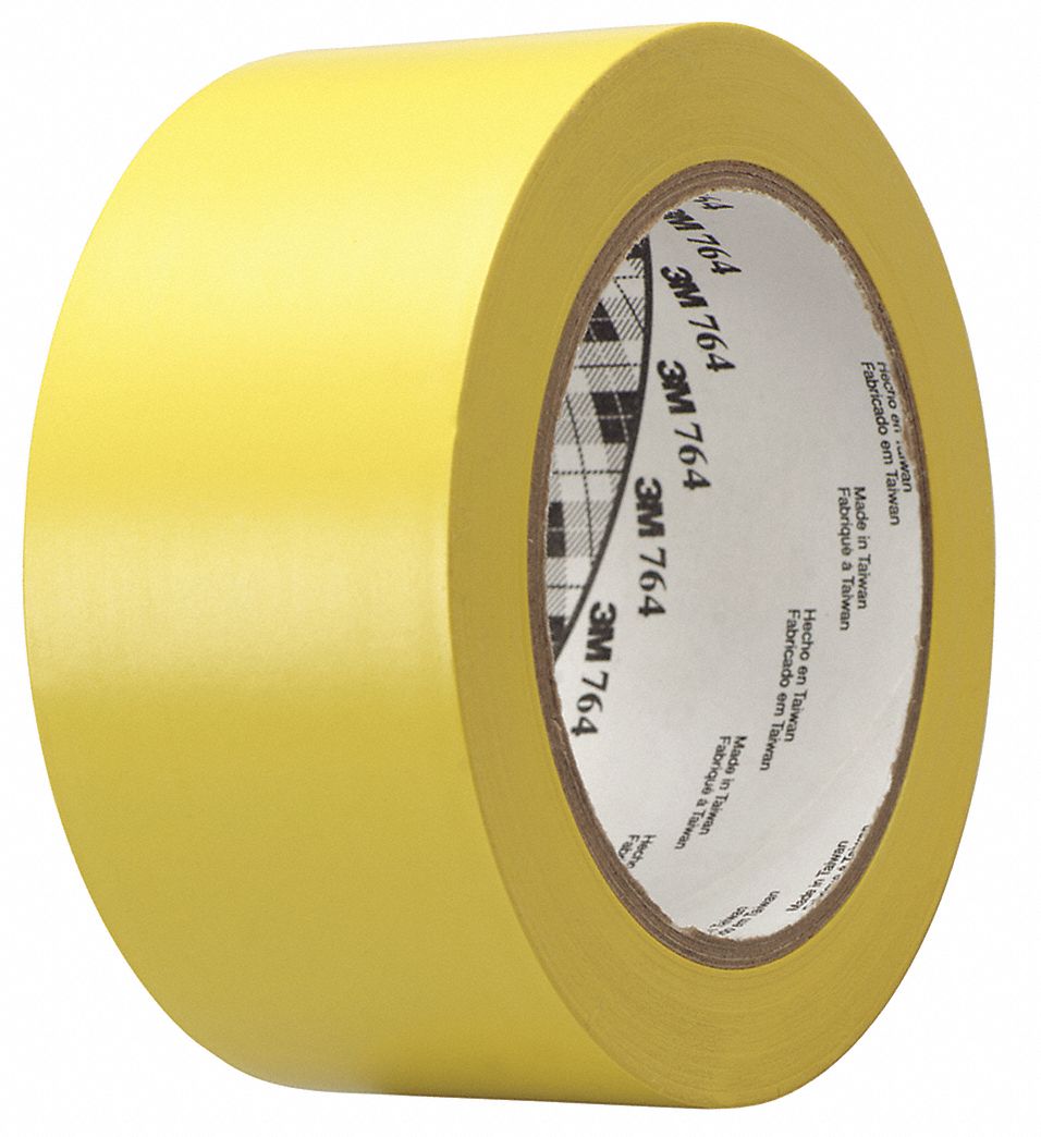 Vinyl Tape 764 2 x36yd Yllw PK6