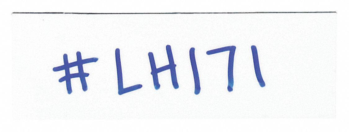 Warehouse LabelMagneticStrips 1 x3 PK25