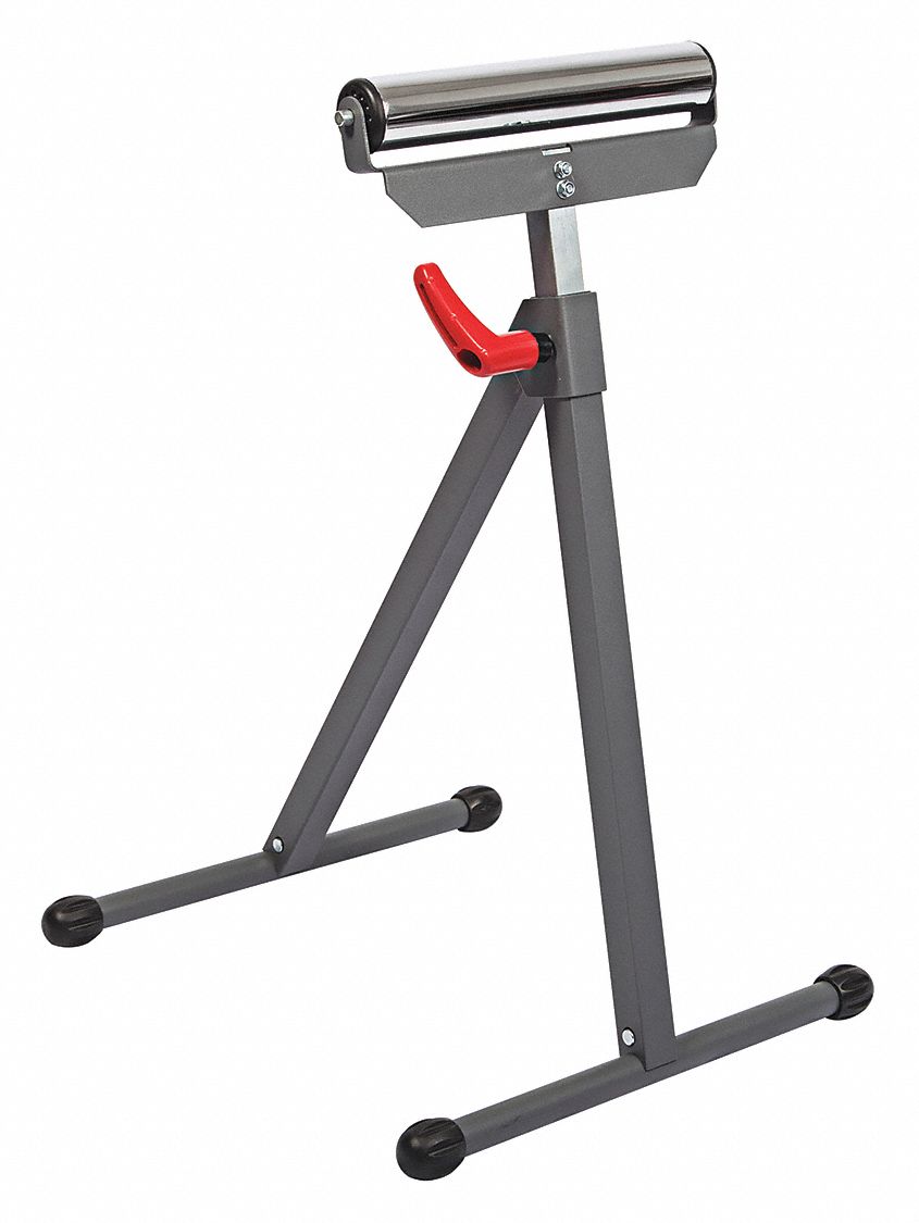 11 1/2 in Roller Wd, 11 1/2 in Overall Wd, Material Support Stand ...