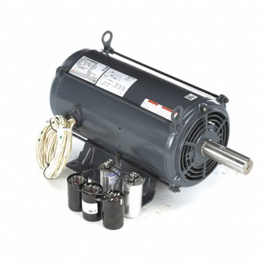 MARATHON MOTORS Crop Dryer Motor, 15 HP, CapacitorStart/Run, Nameplate
