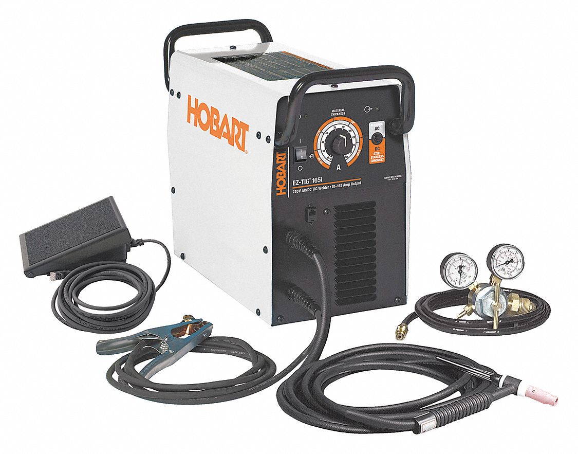 HOBART Tig Welder, EZTIG 165i Series, Welder Max. Output Amps 165