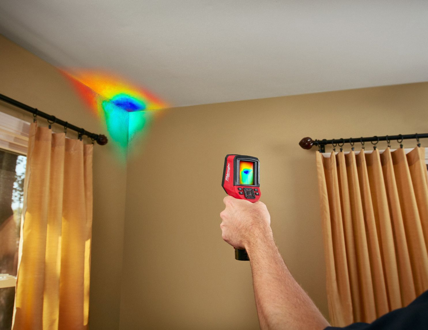 MILWAUKEE Infrared Camera, 102 x 77 Pixels, 14° to 626° 44YW652258