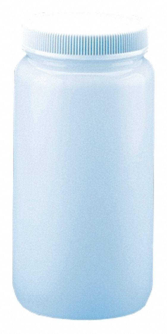 BOTTLE, LDPE, 2 L, 67 FL OZ, CLOSURE INCLUDED, 100-415 MM CAP SIZE, 119 MM BODY DIAMETER