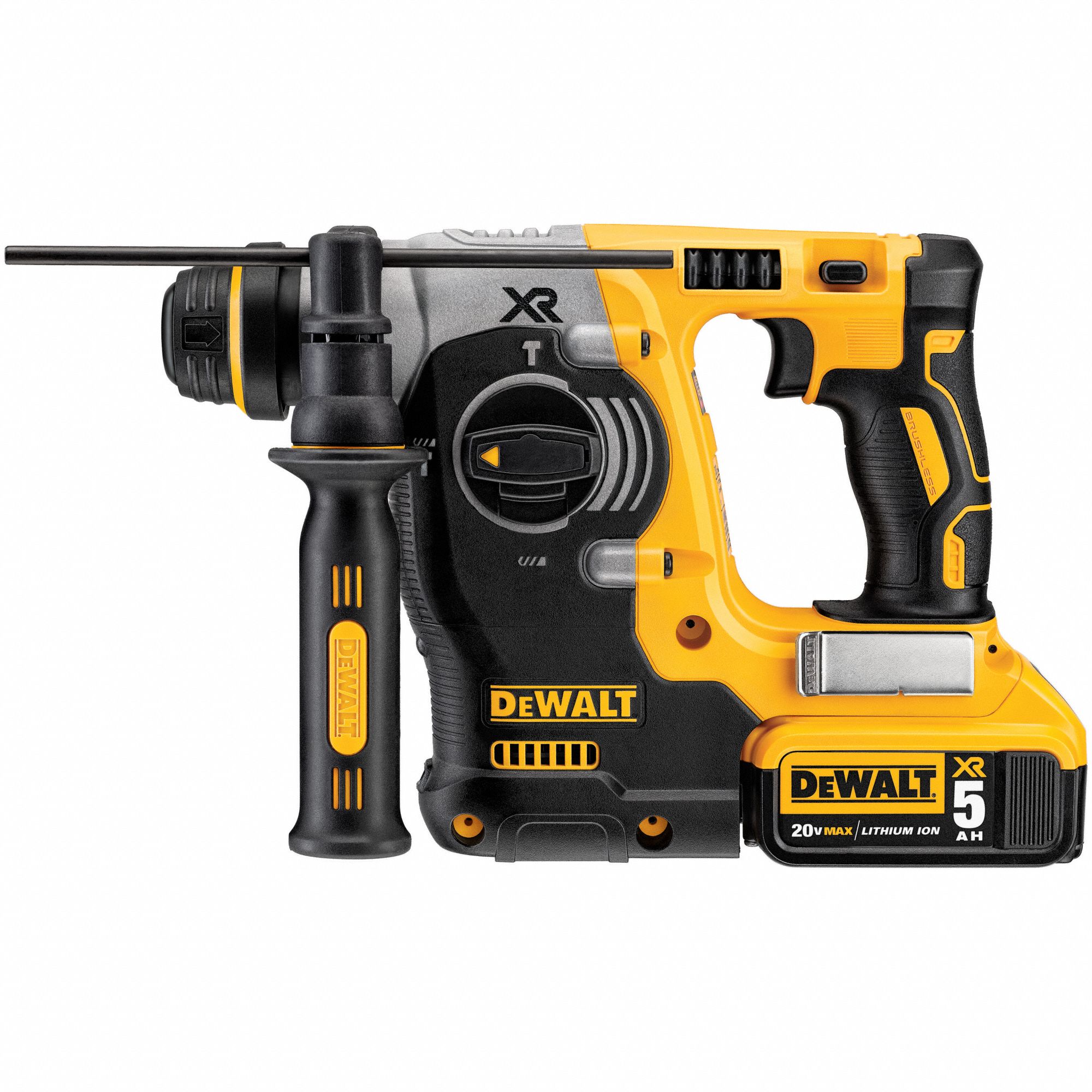 DEWALT Cordless Rotary Hammer Kit PistolGrip, 20V DC, SDSPlus, 1 in