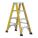 TWIN STEPLADDER,FIBERGLASS,IAA,4 FT.