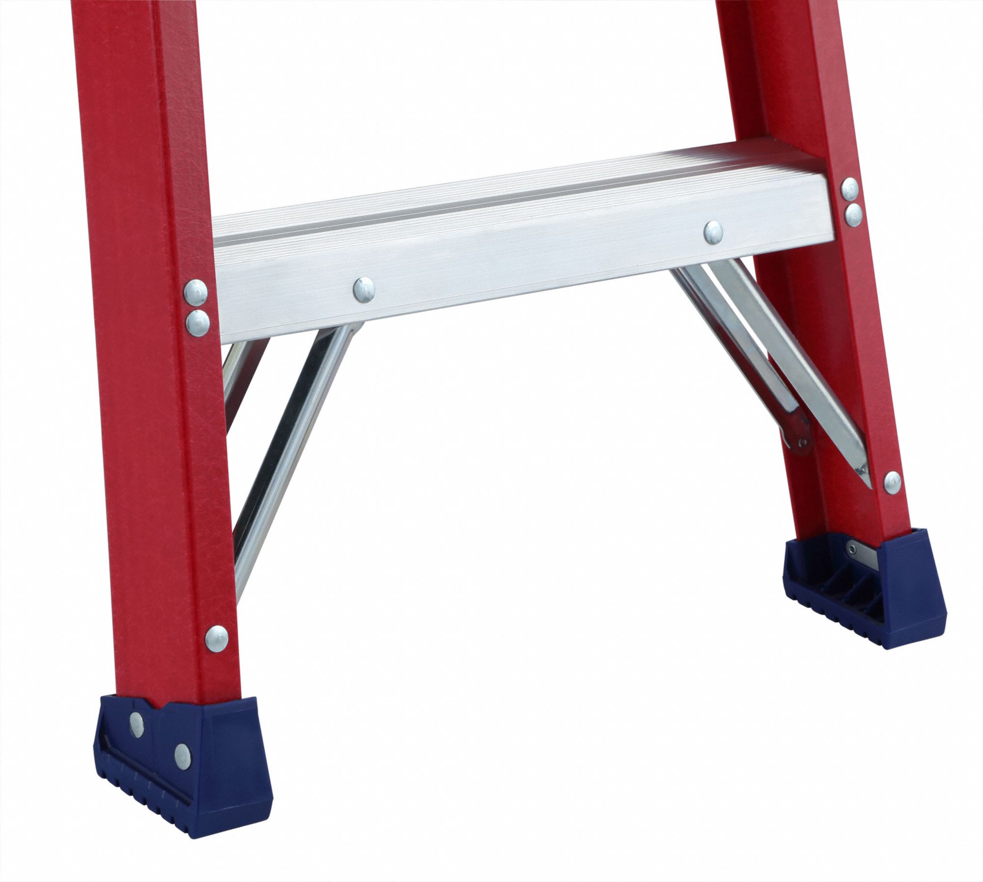 WESTWARD Stepladder 4 ft Ladder Ht, 3 Steps, 300 lb Load Capacity, 28