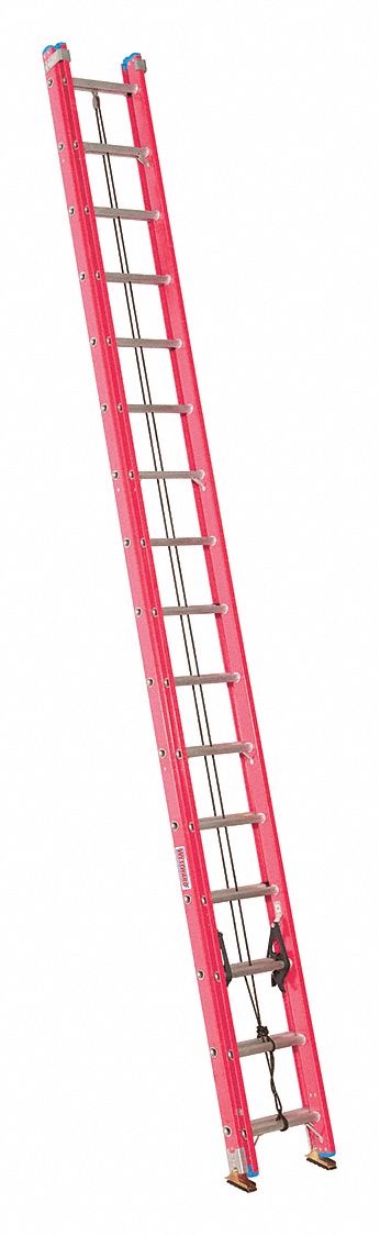 EXTENSION LADDER,FIBERGLASS,29 FT., IA