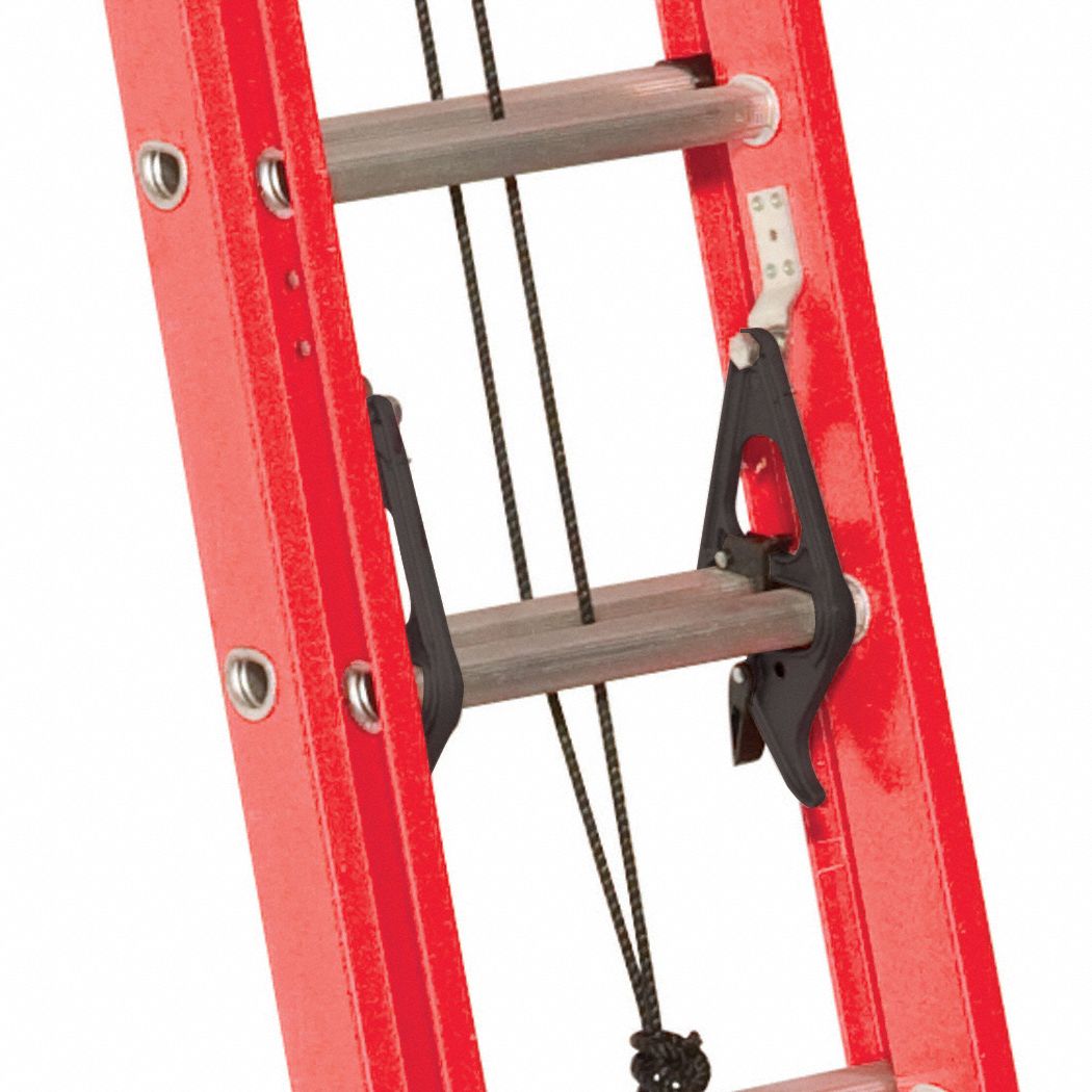 WESTWARD Extension Ladder 40 ft Industry Ladder Size, 35 ft Extended