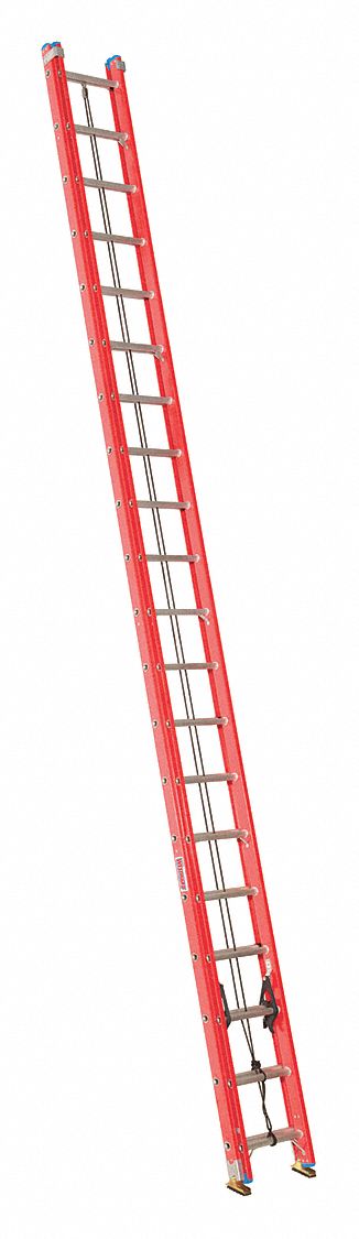 EXTENSION LADDER,FIBERGLASS,35 FT., IA