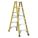 TWIN STEPLADDER,FIBERGLASS,IAA,6 FT.