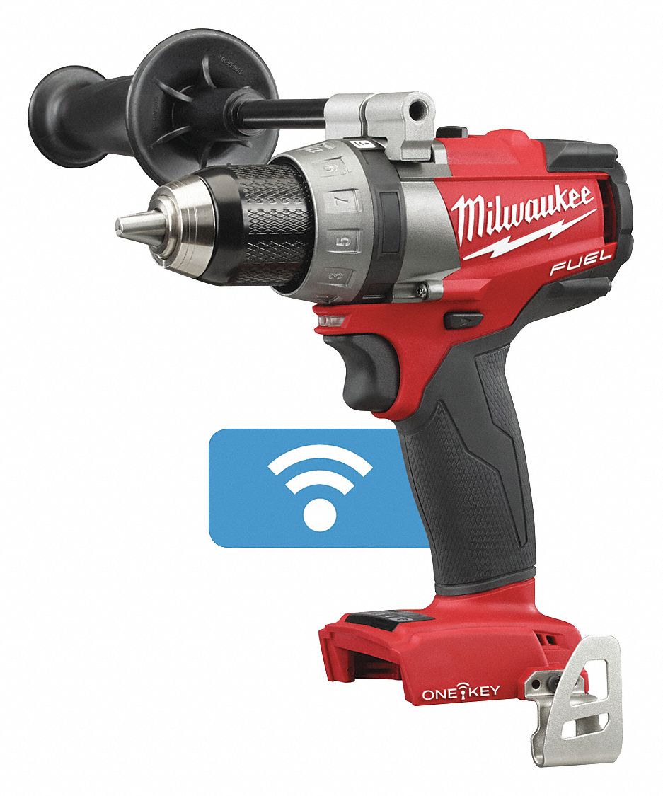 MILWAUKEE Cordless Drill/Driver, 1/2 in Chuck Size 44YY86270520