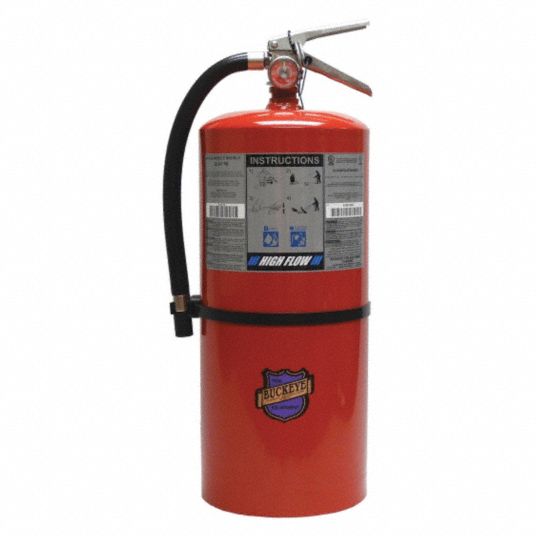 BUCKEYE, 20 lb Extinguisher Capacity, 60B:C, Fire Extinguisher - 44YZ32 ...