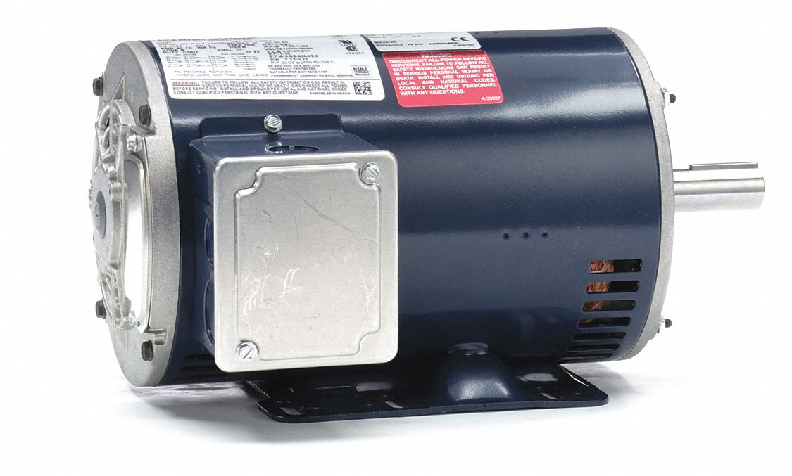 General Purpose Motor: Open Drip Proof, Rigid Base Mount, 1 1/2 HP, 1755 rpm Nameplate RPM
