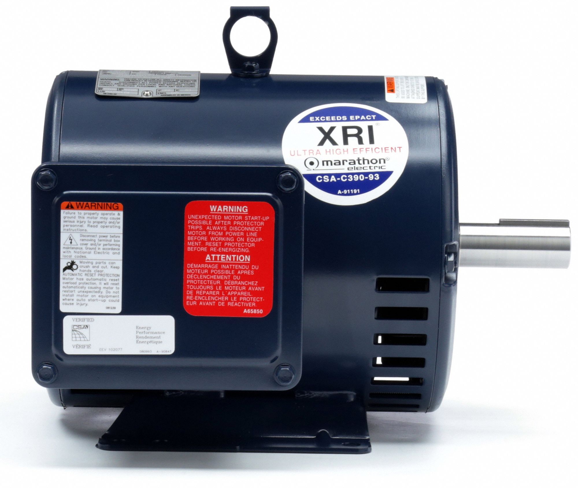 MARATHON MOTORS General Purpose Motor, 3 HP, 3-Phase, Nameplate RPM ...