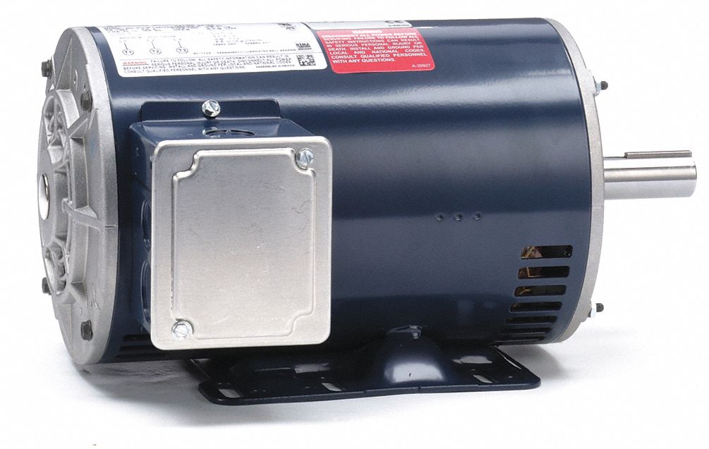 General Purpose Motor: Open Drip Proof, Rigid Base Mount, 1 1/2 HP, 1755 rpm Nameplate RPM