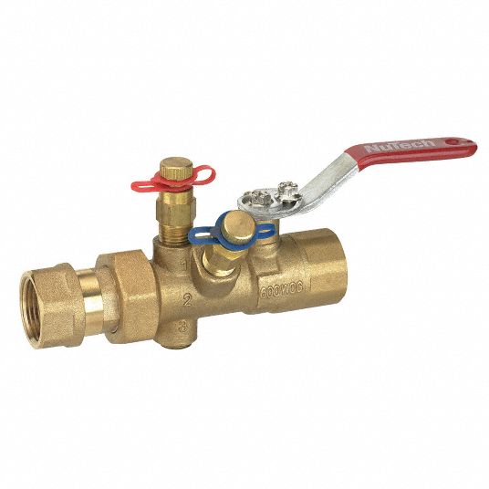 NUTECH, 3/4 in Pipe Size, FNPT, Manual Balancing Valve - 44Z289|MB1E-1B ...