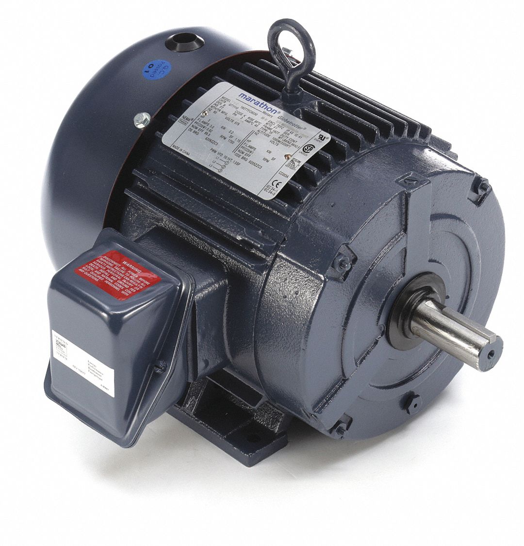 General Purpose Motor: Totally Enclosed Fan Cooled, Rigid Base Mount, 3 HP, 575V AC