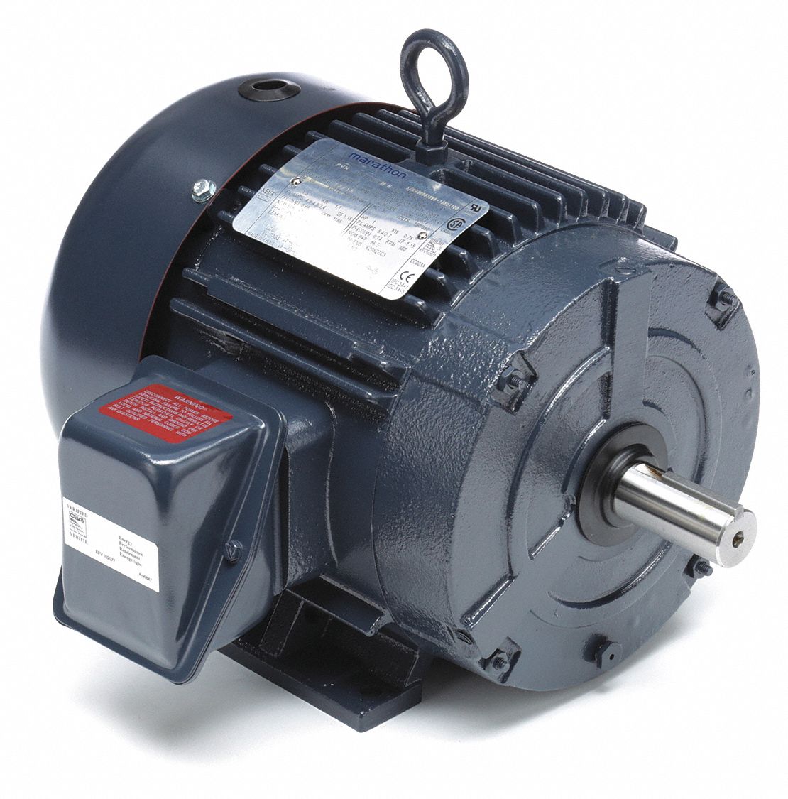 General Purpose Motor: Totally Enclosed Fan Cooled, Rigid Base Mount, 1 1/2 HP