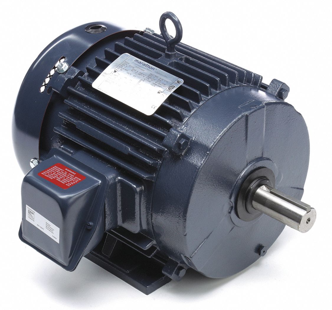 General Purpose Motor: Totally Enclosed Fan Cooled, Rigid Base Mount, 7 1/2 HP
