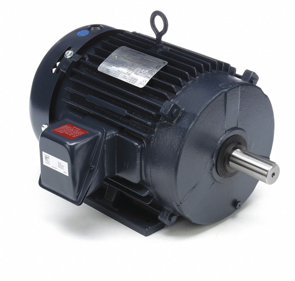 General Purpose Motor: Totally Enclosed Fan Cooled, Rigid Base Mount, 10 HP