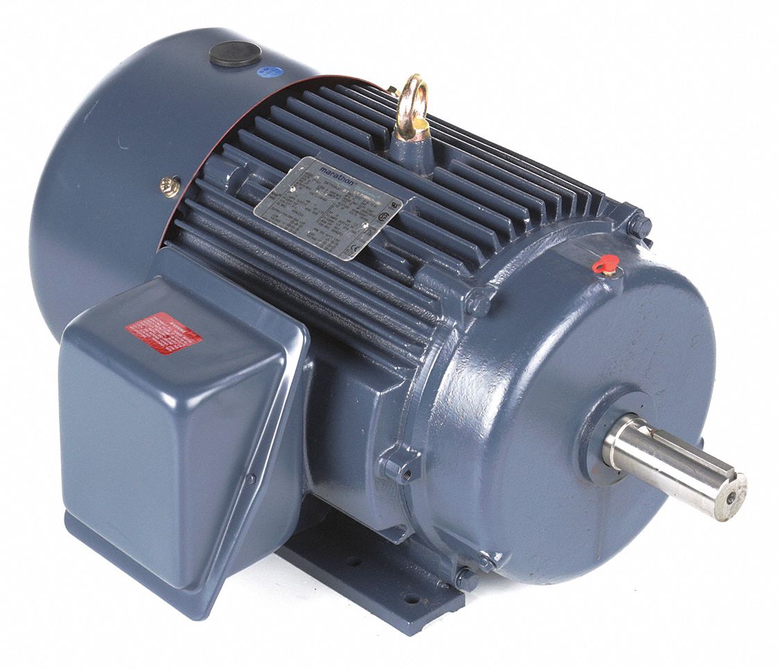 General Purpose Motor: Totally Enclosed Fan Cooled, Rigid Base Mount, 15 HP