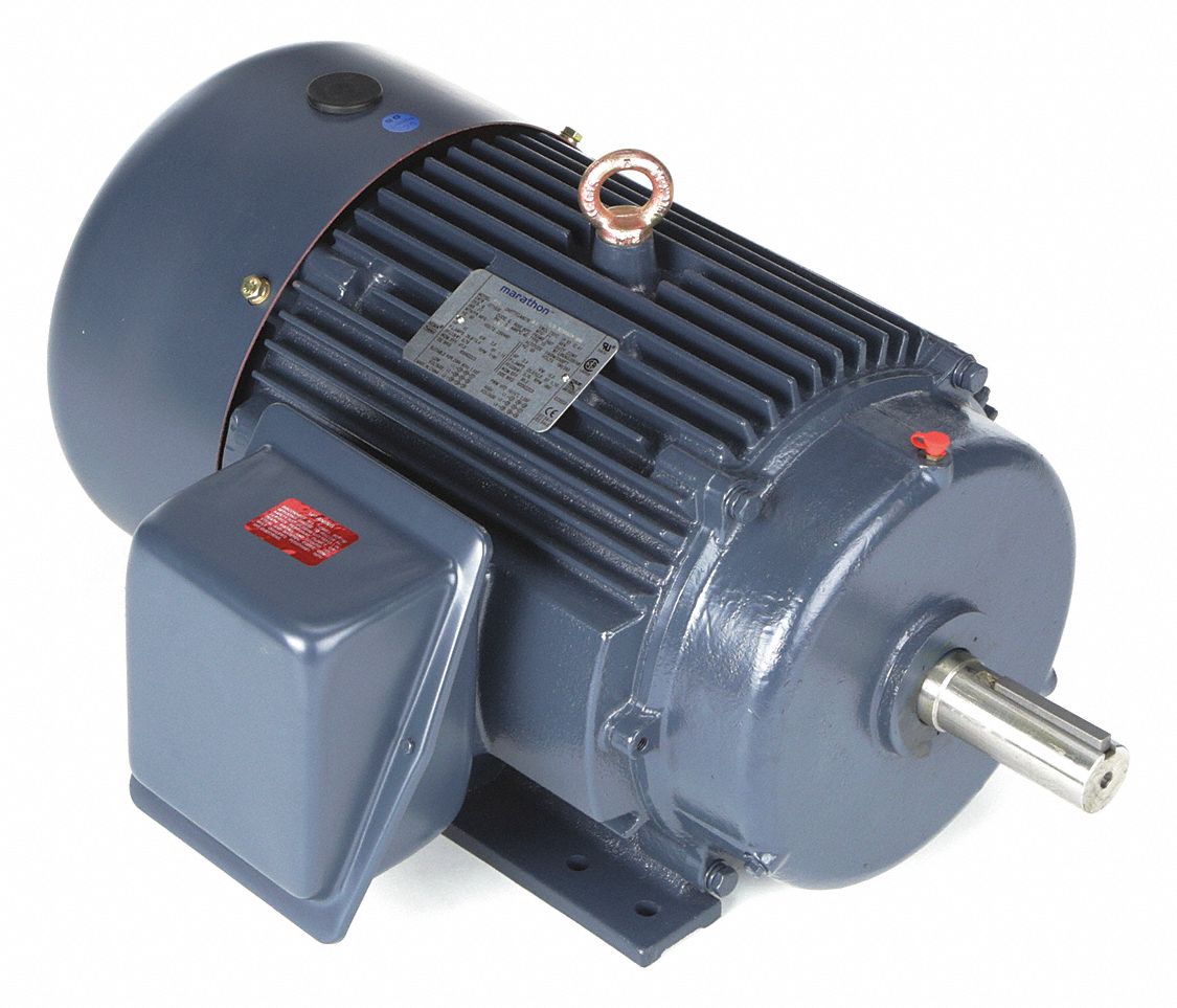 General Purpose Motor: Totally Enclosed Fan Cooled, Rigid Base Mount, 10 HP