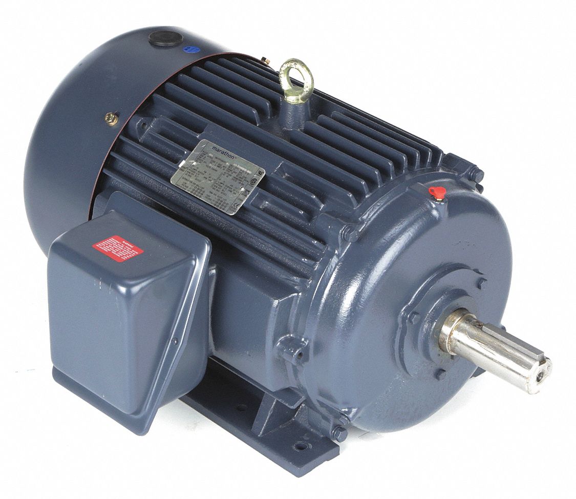 General Purpose Motor: Totally Enclosed Fan Cooled, Rigid Base Mount, 15 HP