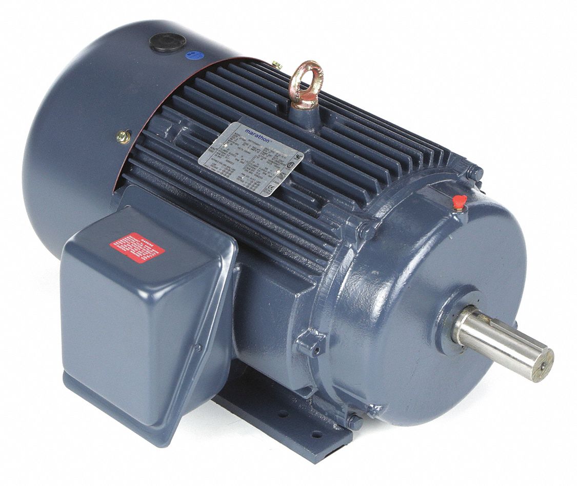 General Purpose Motor: Totally Enclosed Fan Cooled, Rigid Base Mount, 20 HP