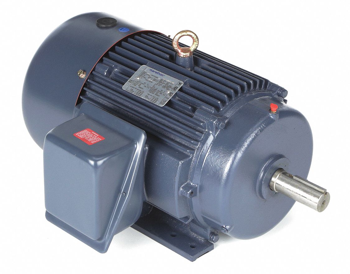 General Purpose Motor: Totally Enclosed Fan Cooled, Rigid Base Mount, 20 HP