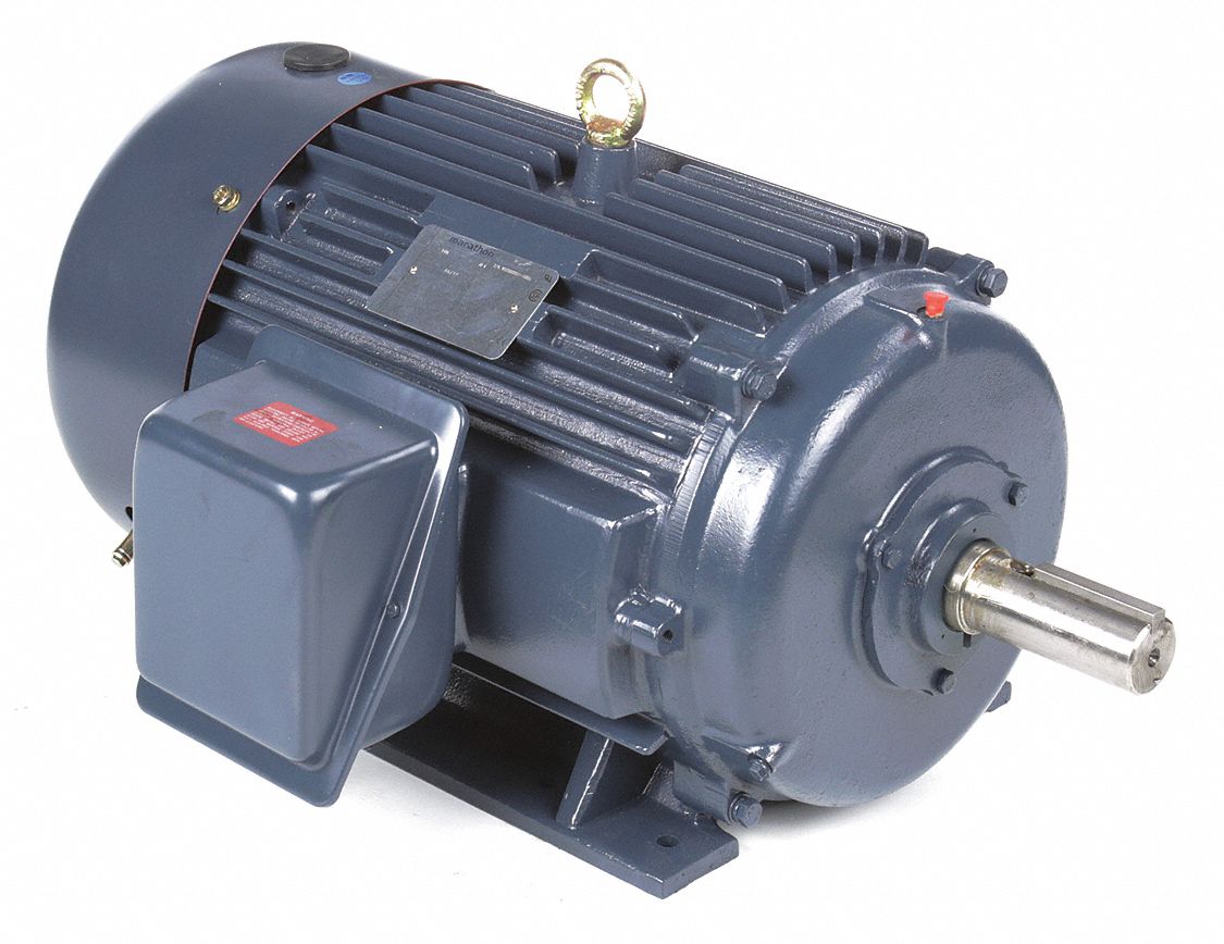 General Purpose Motor: Totally Enclosed Fan Cooled, Rigid Base Mount, 30 HP, 575V AC