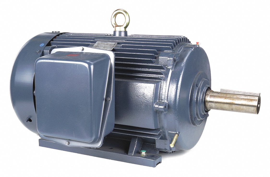 General Purpose Motor: Totally Enclosed Fan Cooled, Rigid Base Mount, 125 HP