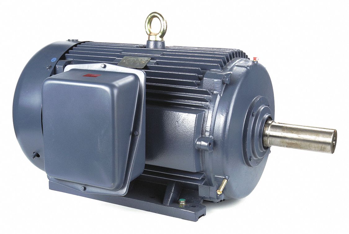 General Purpose Motor: Totally Enclosed Fan Cooled, Rigid Base Mount, 125 HP