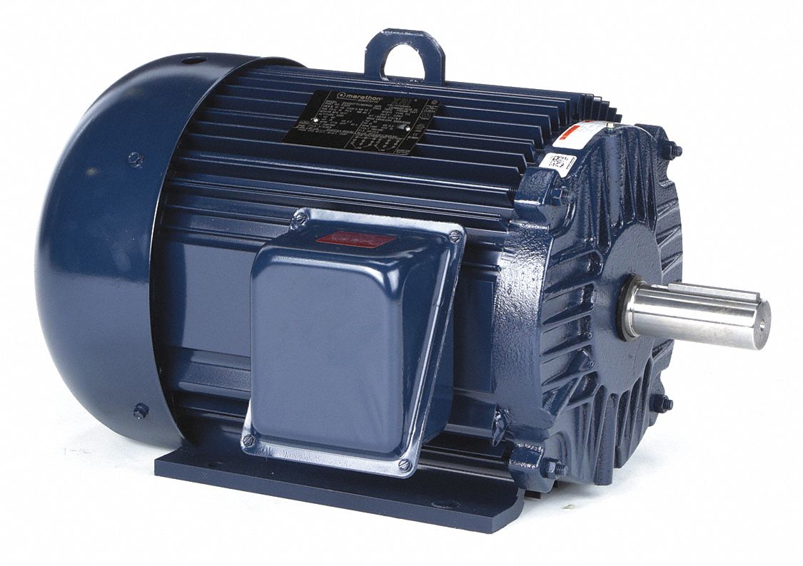 General Purpose Motor: Totally Enclosed Fan Cooled, Rigid Base Mount, 15 HP