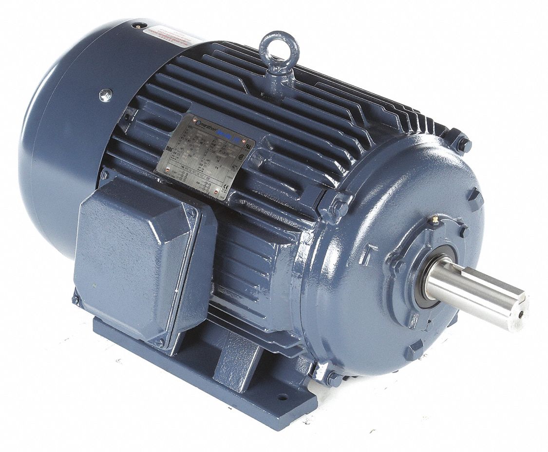 General Purpose Motor, 30 HP, 3-Phase, Nameplate RPM 1780, Voltage 575 ...