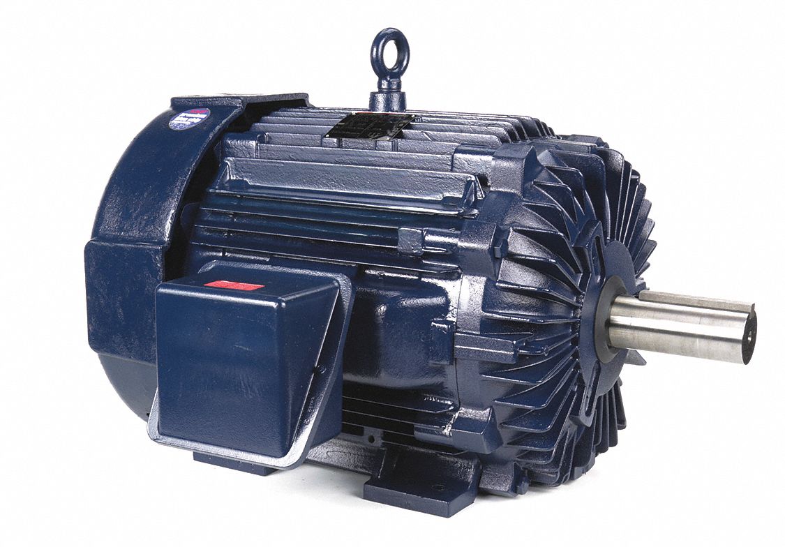 General Purpose Motor, 200 HP, 3-Phase, Nameplate RPM 1785, Voltage 460 ...