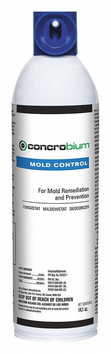 Concrobium Mold Control Aerosol Aerosol Spray Can 14 1 Oz Container Size Ready To Use Liquid 44za24 Grainger