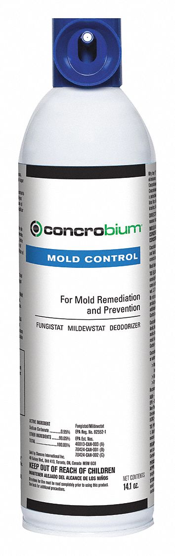 Concrobium Mold Control 14 1 Oz Aerosol Can Unscented Liquid 1 Ea 44za24 Grainger