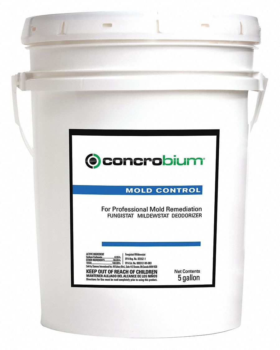 Mold Control: Bucket, 5 gal Container Size, Ready to Use, Liquid