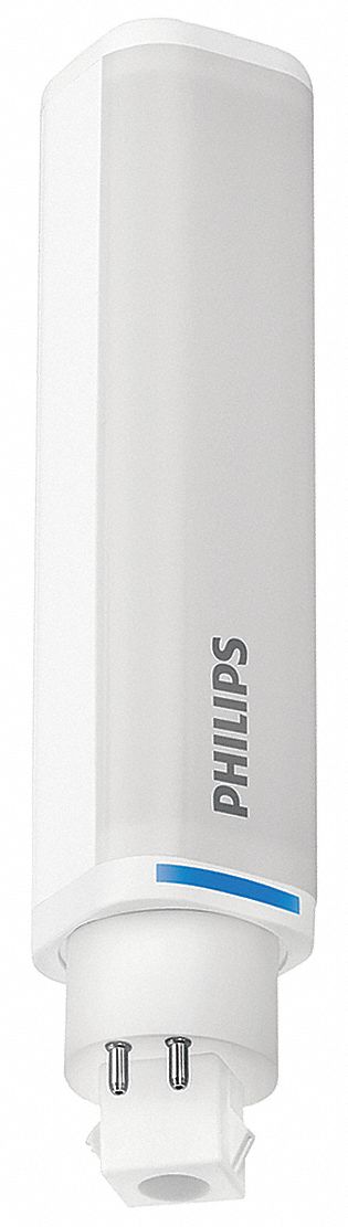 AMPOULE À DEL COMPACTE, 4 BROCHES (G24Q/GX24), PL HORIZONTALE, 3500K, 900LM, ENFICHABLE
