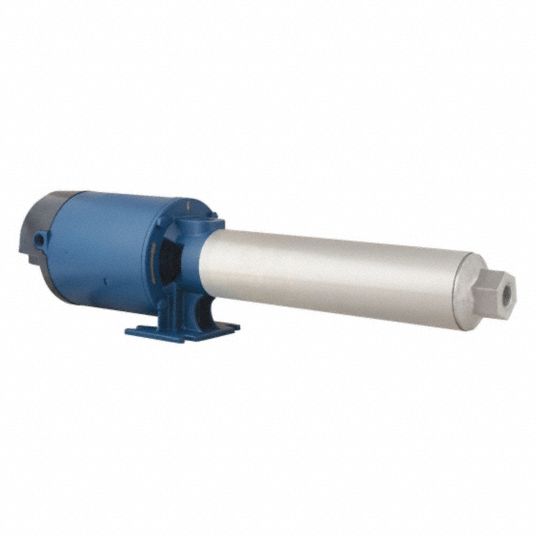FLINT & WALLING 208 to 240/480V AC Open Dripproof Multi-Stage Booster Pump, 14-Stage, 3/4 in Inlet Size - 44ZC16|PB1914S203 - Grainger