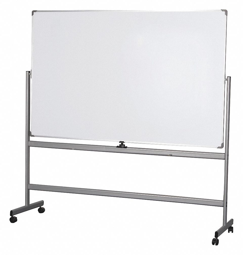 Reversible Dry Erase Board,75in. H