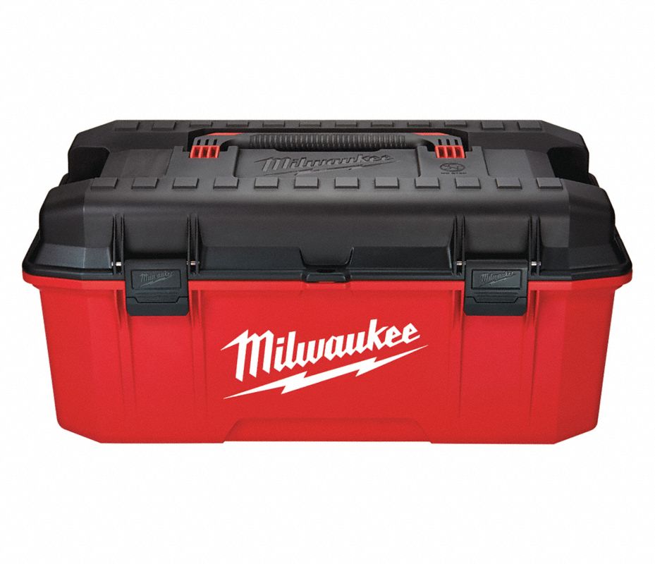 MILWAUKEE Estuche de Herramientas Plástico Negro/Rojo 5-7/8 x 14-7/8 x  15-1/4 - Cajas y Estuches para Herramientas - 358KM3