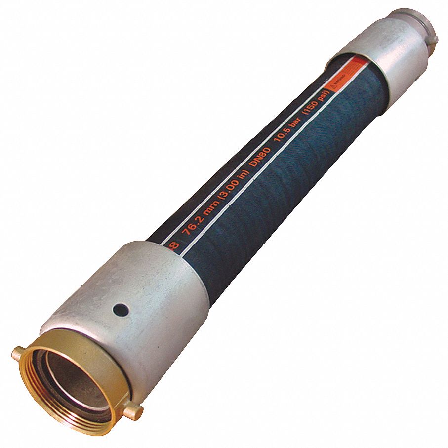 Petroleum Transfer Hose: 3 in Hose Inside Dia., 3 9/16 in Hose Outside Dia., 150 psi