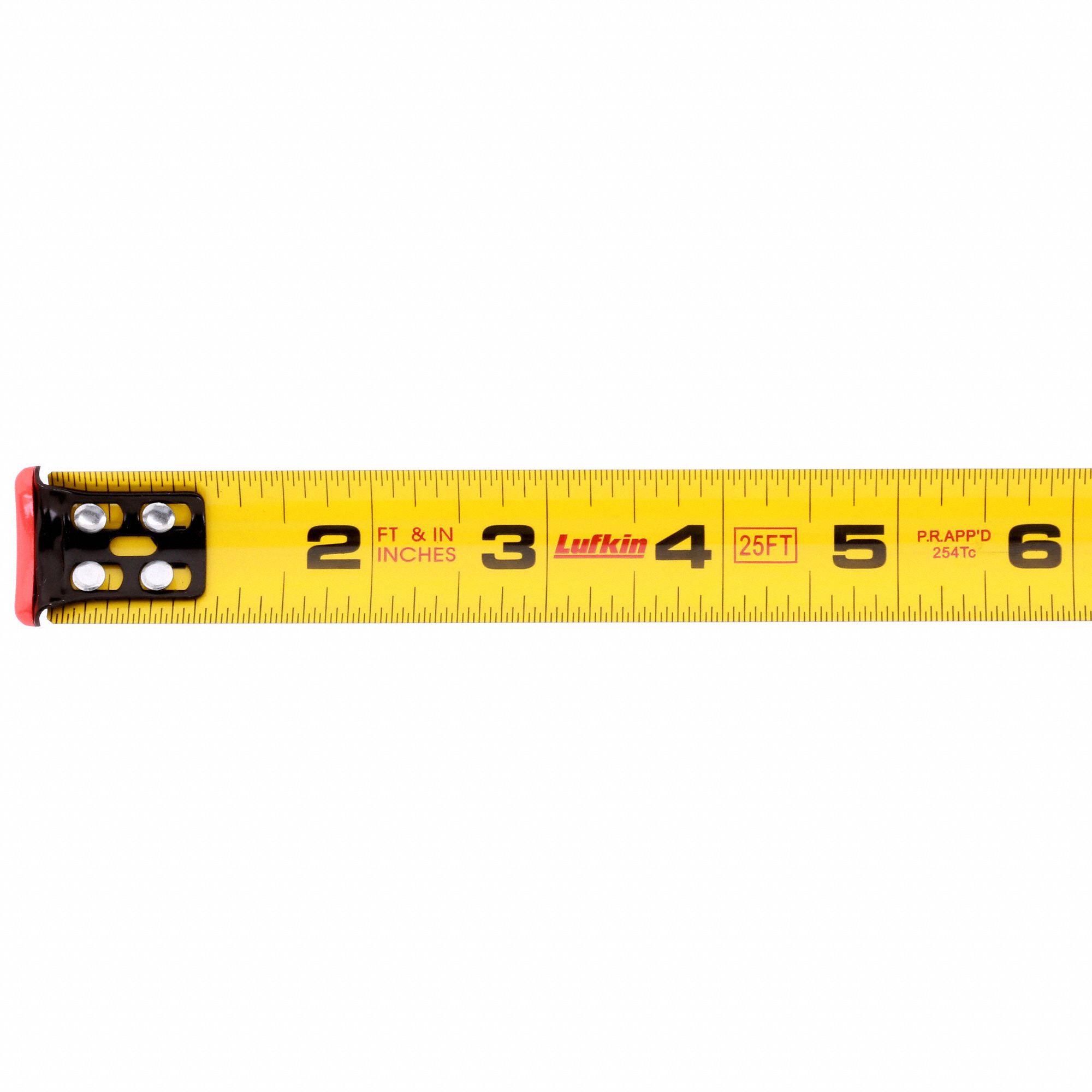CRESCENT LUFKIN Tip Tape Measure 25 ft Blade Lg, 1 in Blade