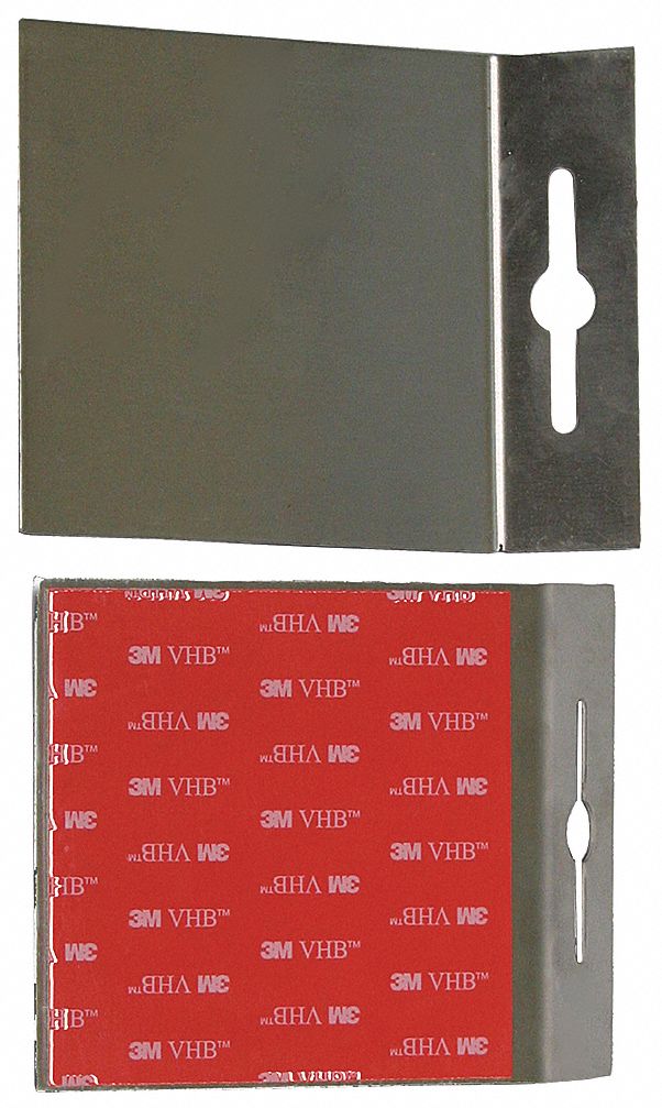 44ZK08 - Adhesive Plates Silver 500 lb.