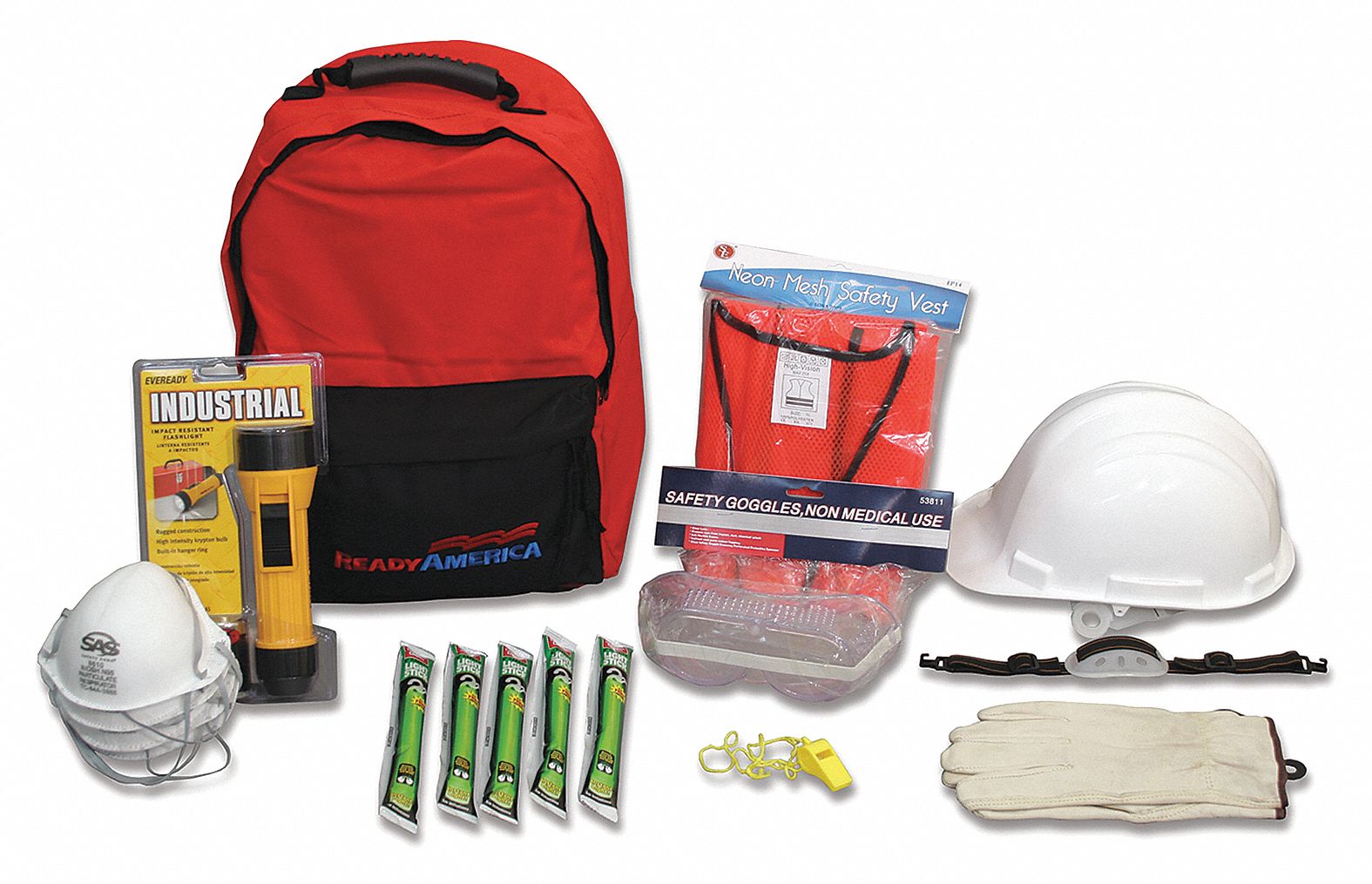 READY AMERICA, 19 Components, 25, Manager Emergency Kit - 44ZL02|70435 ...