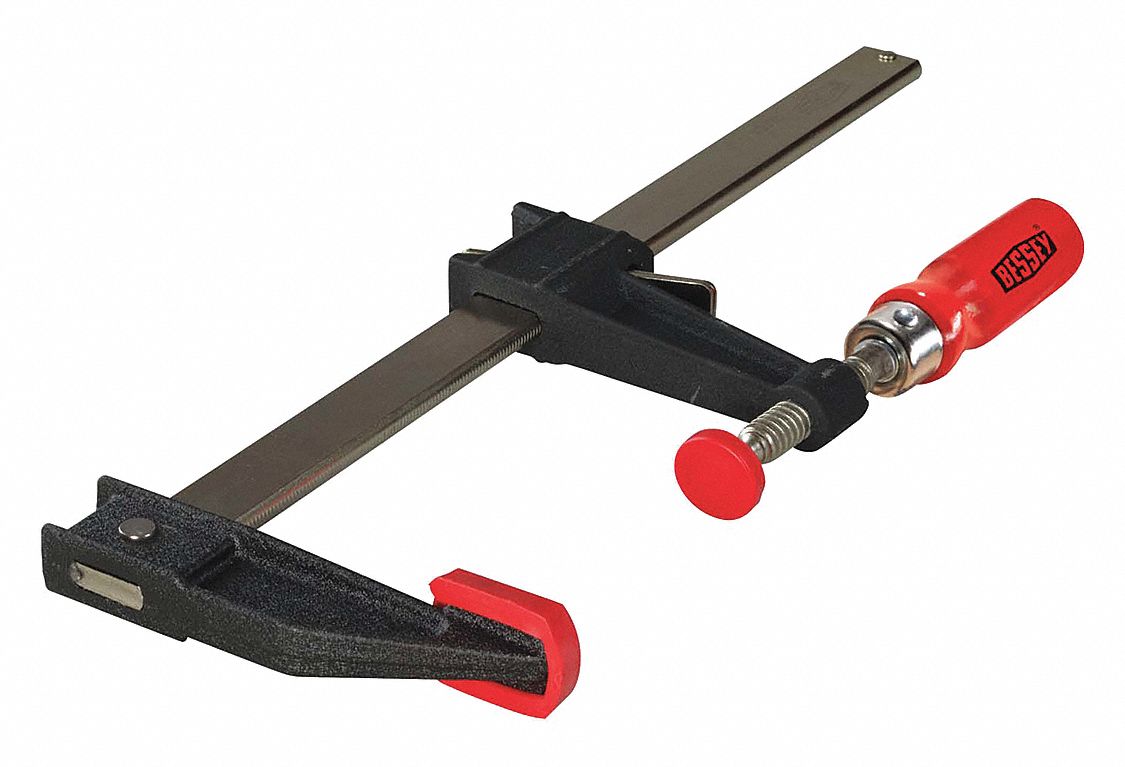 BESSEY Clutch Style Bar Clamp,6 in Max. Jaw Opening (In.),1,100 lb