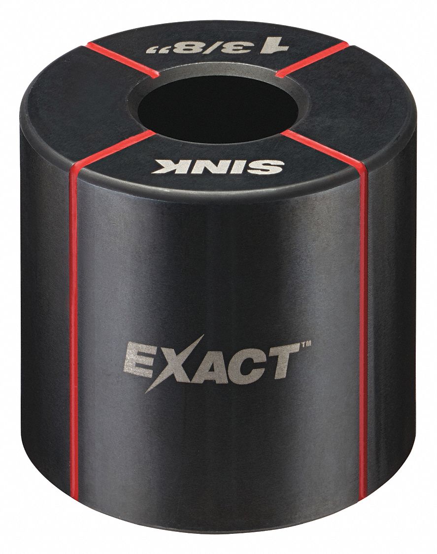 MILWAUKEE Knockout Die 16 ga Sheet Metal Capacity (Steel), 1 3/8 in Nominal Size, Round