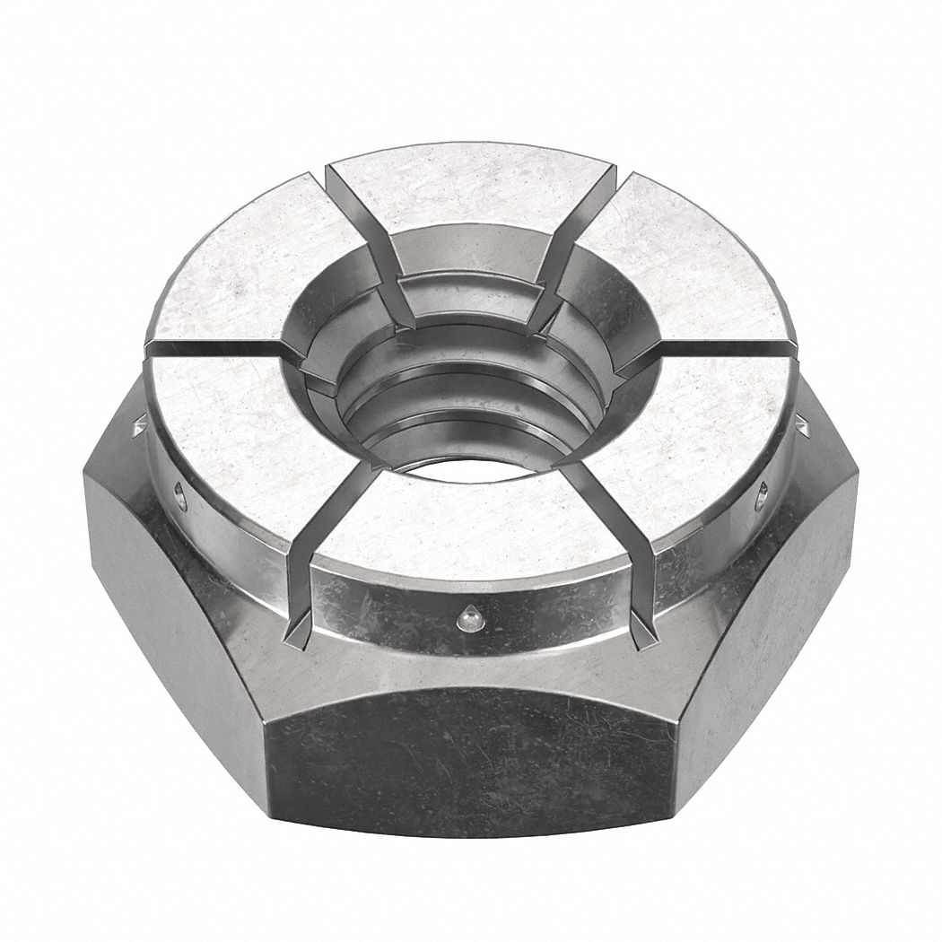 1/4-20 Flanged Lock Nuts – Zinc Plated, 250 Pieces