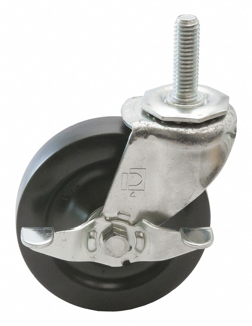 GENERAL PURPOSE THREADED STEM CASTER, 2 IN WHEEL DIAMETER, 90 LB, 2⅝ IN MOUNTING H